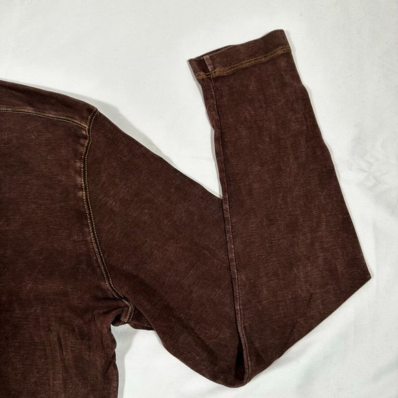 Jake Agave Men's Large Brown Premium Cotton Long Sleeve Shirt - Picture 11 of 12